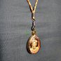 6898-THAI REAL AMULET ER-GER-FONG MEDEL GAMBLING RID DEBT LP KEY GOLD PLATED 18K