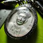 6897-THAI REAL AMULET ER-GER-FONG MEDEL GAMBLING MONEY RICH LP KEY SILVER PLATED