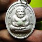 6897-THAI REAL AMULET ER-GER-FONG MEDEL GAMBLING MONEY RICH LP KEY SILVER PLATED