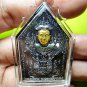 7346-THAI REAL AMULET BRONZE PENDANT KHUN PEAN GOLD FACE CHARM MERCY KUBA SUBIN