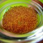 0117-REAL AMULET THAI SARIRA RELIC HOLY SACRED NATURE CRYSTAL BEAD STUPA ORANGE