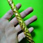9572-REAL THAI AMULET BIG INGOT TAKUD EMPEROR POWER WEAVE BELT LP KALONG GOLD
