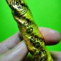 9572-REAL THAI AMULET BIG INGOT TAKUD EMPEROR POWER WEAVE BELT LP KALONG GOLD