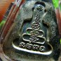 8921-THAI REAL TRIANGEL AMULET MONK GROUP BANGKLAN MASS BLESSING LP NGERN ALLOY