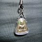 8921-THAI REAL TRIANGEL AMULET MONK GROUP BANGKLAN MASS BLESSING LP NGERN ALLOY