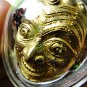 9979-JAW-NGOE RICHLY POWER BRONZE MASK HERMIT AMULET THAI REAL LP DENG (SEDTI)
