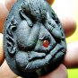 9069-THAI AMULET PIDTA CLOSED EYE 3 TAKUD MILLIONAIRE FAST RICH MONEY LP CHEEN