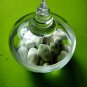 0244-REAL AMULET THAI BUDDHA SARIRA RELIC HOLY SACRED BEAD IN STUPA EGG SHAPE