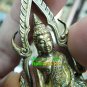 6476-THAI REAL AMULET CHINNARAJ BRONZE HAND CARVE 108 MONK MASS BLESSING WAT NOK