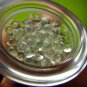 6890-REAL AMULET THAI SARIRA RELIC STONE HOLY SACRED BEAD STUPA WHITE CRYSTAL