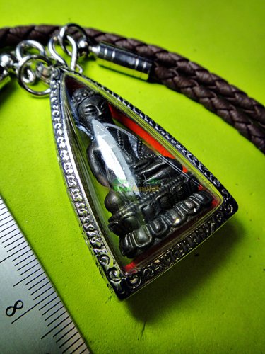 6876-THAI REAL AMULET PHA-KRING BELL ATTRACT MONEY CASH FAST RICH LP KOON COPPER