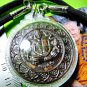 9368-REAL AMULET THAI WHEEL MEDAL PHA-NARAI GOD OF WISTFUL MIND 8 ARMS LP AUNT