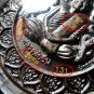 9368-REAL AMULET THAI WHEEL MEDAL PHA-NARAI GOD OF WISTFUL MIND 8 ARMS LP AUNT