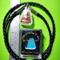 8919-THAI REAL TRIANGEL AMULET MONK GROUP BANGKLAN MASS BLESSING LP NGERN COPPER
