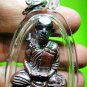 8383-MAGIC SCORPION RIDER MONK BRONZE STATUE LUCKY AMULET THAI REAL KUBA DHAMA