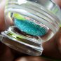 6894-REAL AMULET THAI SARIRA RELIC STONE HOLY SACRED BEAD STUPA LUCKY LIGHT BLUE