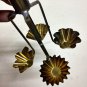 0022-THAI DESSERT KITCHEN BASKET SWEET SNACK FRIED MOLD CRISPY MOULD BRASS 4HEAD