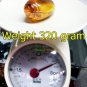 ภNATURAL NAGA EYE GEM STONE RIVER CAVE LEKLAI AMULET SHELL YELLOW 320g