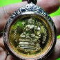 7546-THAI REAL AMULET RICHLY FOUR 4 FACE GOD PHOM 9 MONK CO-BLESSING LP CHAMNAN
