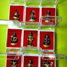 REAL THAI AMULET GUMAN BOY SPIRIT RICH LUCKY BONE LP NAEN NEN DOLL BLACK GOLD