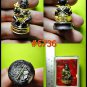 REAL THAI AMULET GUMAN BOY SPIRIT RICH LUCKY BONE LP NAEN NEN DOLL BLACK GOLD