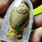 7093-THAI REAL AMULET PENDANT RICHLY WEALTH GOD NAGA PROTECTION LP NAEN GOLD NEN