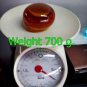 NATURAL NAGA EYE GEM STONE CAVE LEKLAI AMULET SHINE ROUND SHAPE ORANGE 700 g