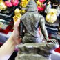 6206-THAI REAL AMULET BRONZE STATUE LERSRI TIGER FACE HERMIT 5" LP NAEN 2012 NEN