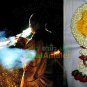 0147-REAL NATURAL GEMS HOLY CAVE STONE NAGA EYE HEART LEKLAI THAI AMULET BLOOD