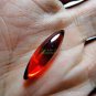 0064-NATURAL RIVER CAVE STONE HOLY LEKLAI AMULET NAGA EYE GEMS FANG RED BLOOD SS