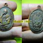 THAI REAL AMULET BRONZE MEDAL PENDANT LP KOON MONK BLESSED WAT BANRAI OLD LUCKY