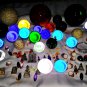 0146-REAL NATURAL GEMS HOLY CAVE STONE NAGA EYE HEART LEKLAI THAI AMULET VIOLET