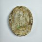 8542-OLD THAI AMULET ANCIENT MONK SOMDEJ WATRAKANG OVAL EDGE NON CUT STANDING
