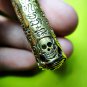 6714-GLOSSY SKULL PENDANT AMULET LUCKY MONEY RICHLY CHARM THAI REAL LP LEK TAKUD