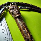 6713-GLOSSY SKULL PENDANT AMULET FASTER MONEY RICH CHARM THAI REAL LP LEK TAKUD