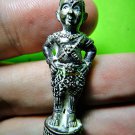 2361-THAI REAL AMULET BOY STANDING GUMAN SPIRIT TREASURE RICH GAMBLE LP POOL OLD