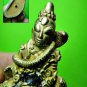 2309-THAI REAL AMULET NGUNG GAMBLE ALIEN FACE SNAKE COBRA AC KOM TAKUD YELLOW