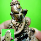 2306-THAI REAL AMULET NGUNG GAMBLE ALIEN FACE SNAKE COBRA AC KOM TAKUD COPPER