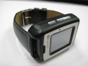   UNLOCKED GSM TRI-BAND CELL PHONE WATCH TOUCH SCREEN LEATHER