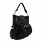 Black Press Leather Messenger Bag