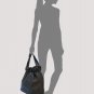 Black Leather Bucket Bag Carryall