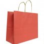 Soli color printed kraft paper bag size 33*25*12CM  10pcs/pack