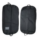 lack man's suit cover bag,PP non woven black suit cover,Velcro Dry cleaning storage bag 60x110cm