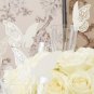 300pcs12pcs/pack Laser Cutting Butterfly Place Card,ivory Butterfly cutting wedding place cards