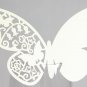 300pcs12pcs/pack Laser Cutting Butterfly Place Card,ivory Butterfly cutting wedding place cards