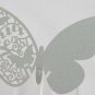 Silver Laser Cutting Butterfly Wedding Place Card,laser cut Butterfly party place cards