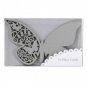 Silver Laser Cutting Butterfly Wedding Place Card,laser cut Butterfly party place cards