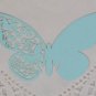Blue Laser Cutting Butterfly Place Card,laser cut Butterfly party place cards