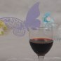 Purple Laser Cutting Butterfly Place Card,laser cut Butterfly party place cards