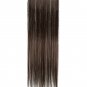 3 pcs 3-clip Synthetic Hair Extension (Straight) Dark Brown 2#